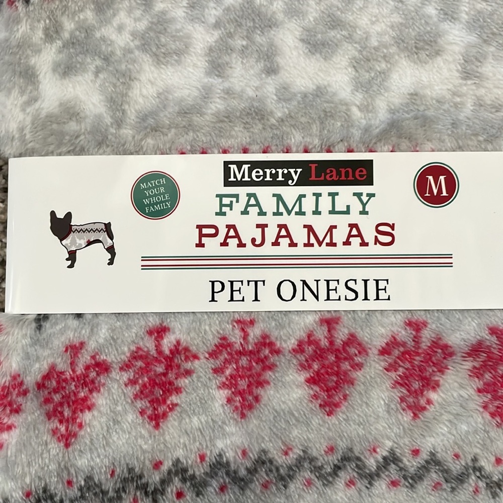 Holiday Dog Fleece Onesie